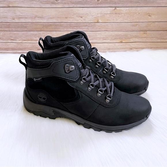 Timberland Women's Maddsen Waterproof Mid Hiker Black Boots